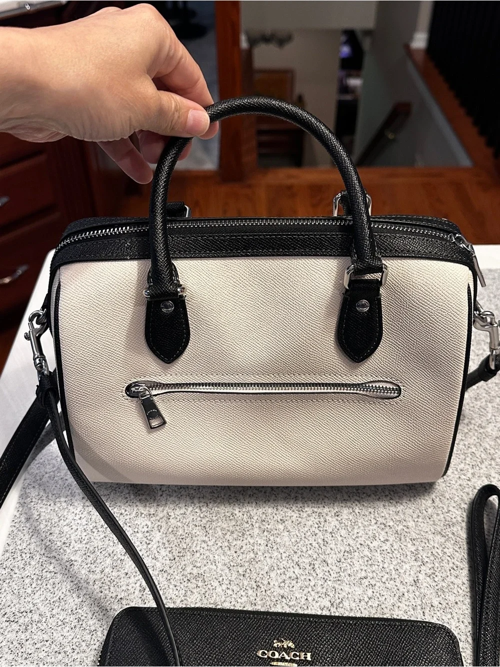 Coach compact satchel